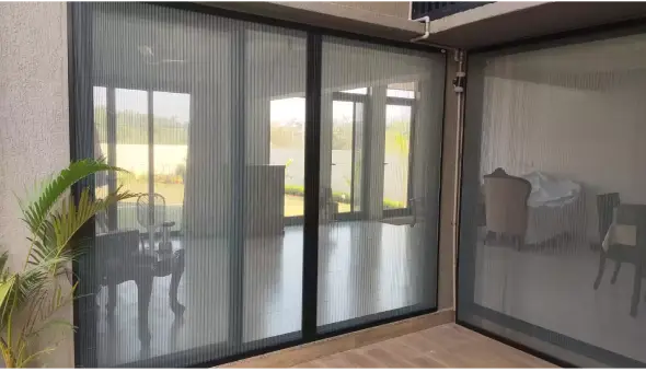Pleated Mosquito Net Installation Mumbai - Keshav Netting Solutions